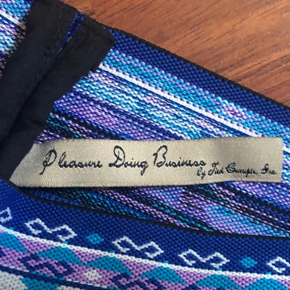 Pleasure Doing Business Bodycon Tight Micro Mini Bandage Skirt Size S Blue New - Picture 5 of 6